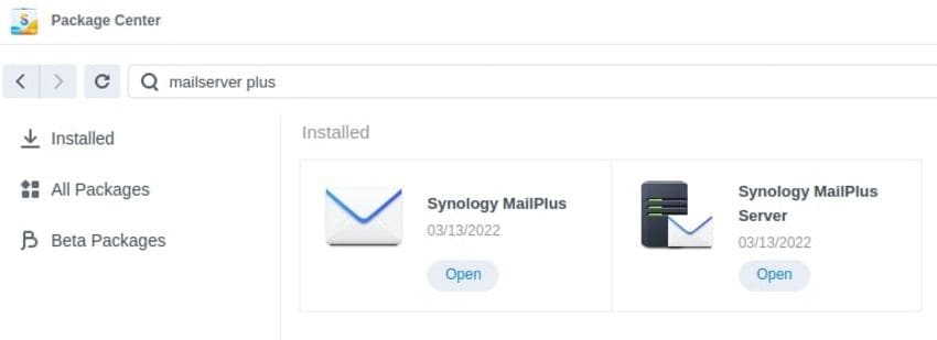 sauvegarde de contenu gmail sur synology avec mailplus