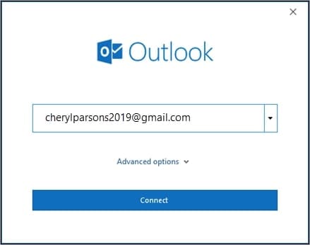 connect outlook to gmail