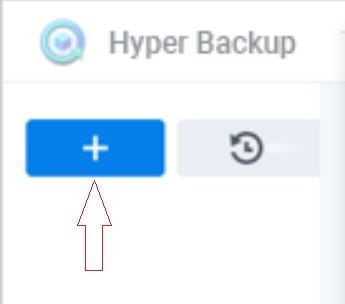 create backup task on hyper backup