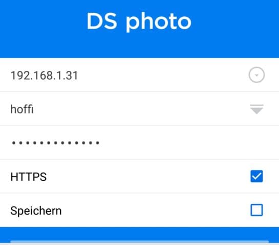  log into synology nas