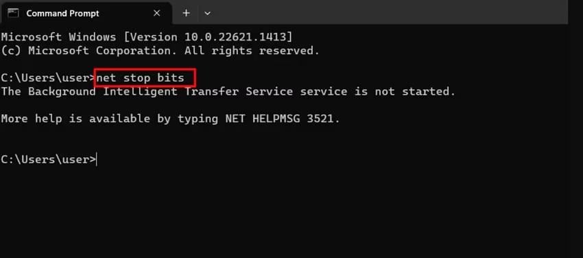 stop background service