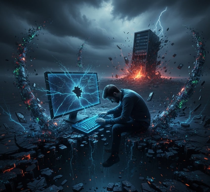 system reserved partition deleted risks