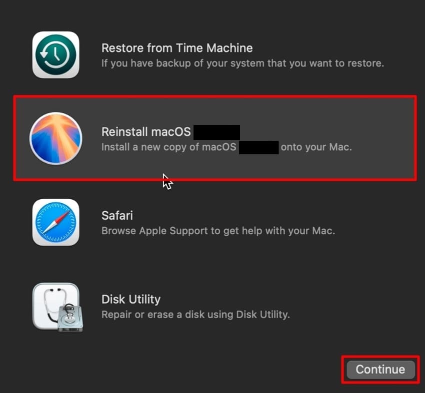 reinstall macos sequoia