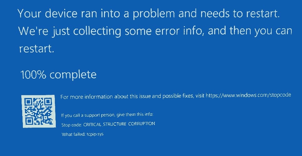 Troende deadline tildeling How To Fix Tcpip.sys BSOD Error on Windows 10/11 [2023]