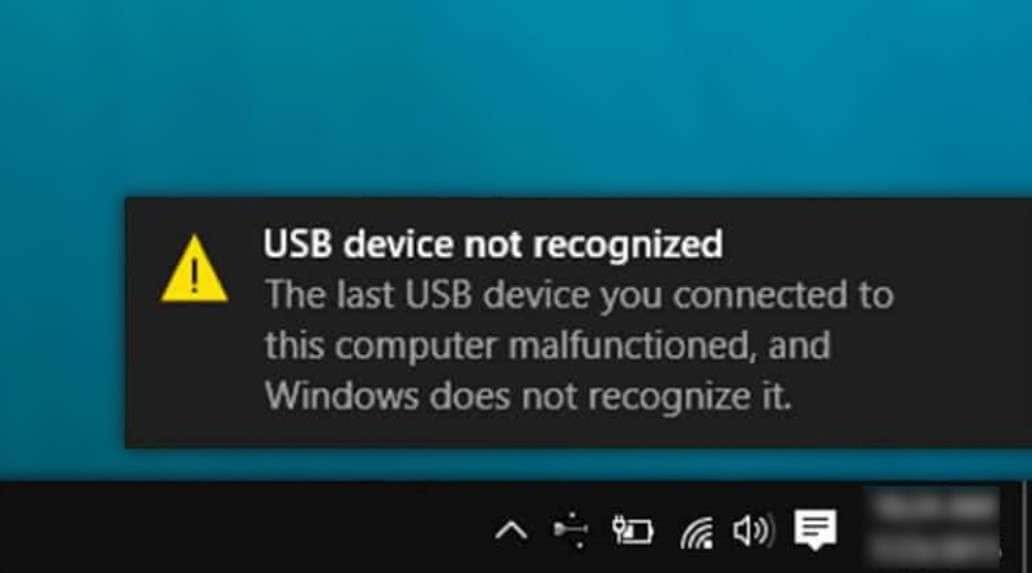 Error: The Last USB Device You Connected to This Computer Malfunctioned [Fixed]