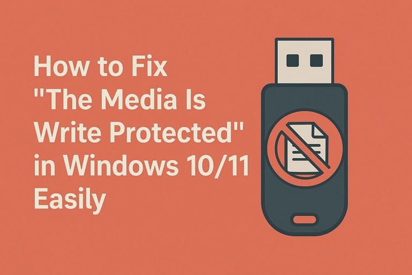 fix the media is write protected error