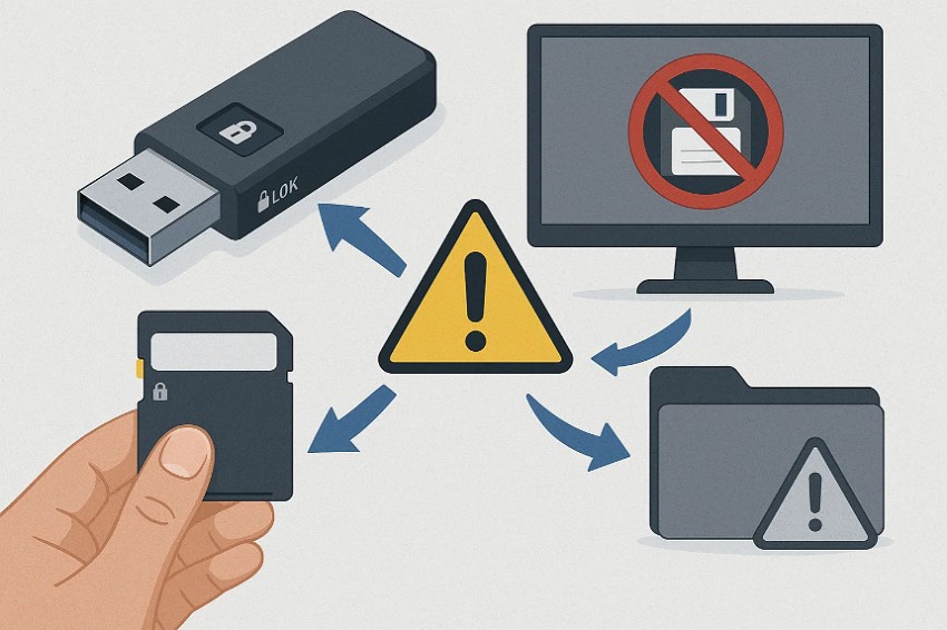 causes of media is write protected