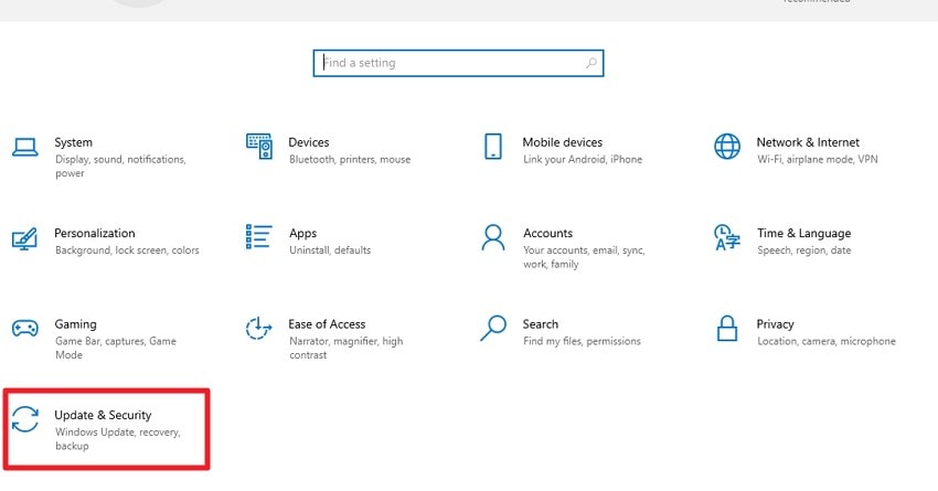 open update and security