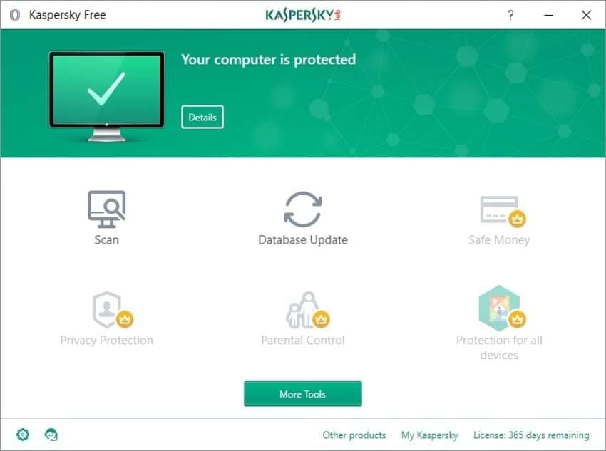 kaspersky gratis antivirus software