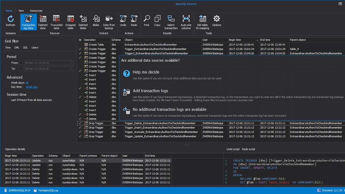 apexsql bakbestand- herstelprogramma