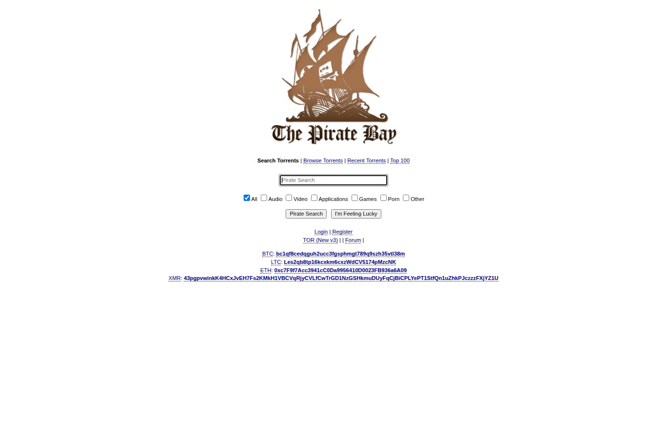 torrentz2 alternatives the pirate bay