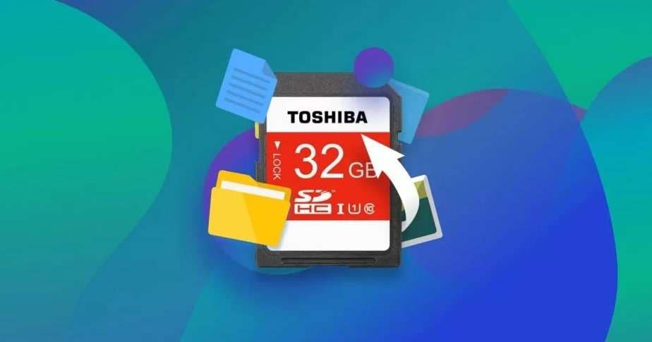 Illustrazione del ripristino della scheda SD Toshiba 