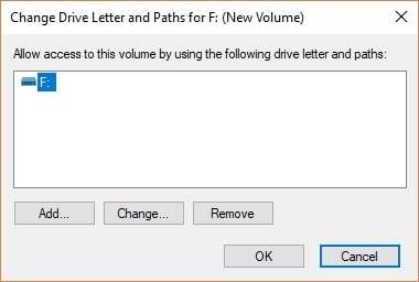 changing drive letter 