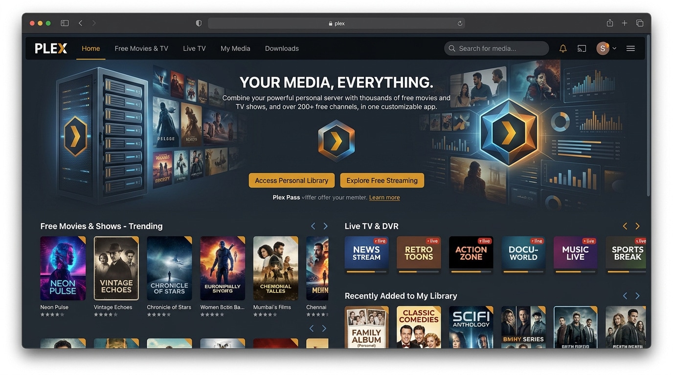 plex media server and streaming