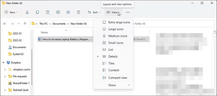 open file explorer