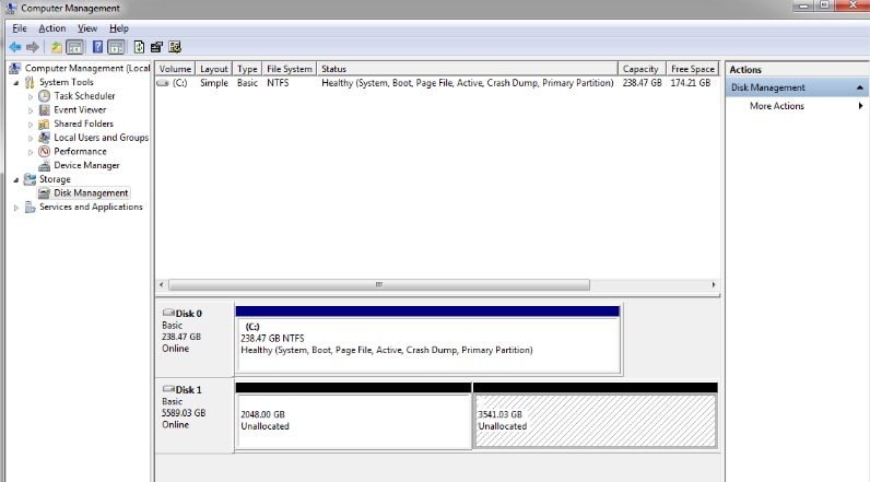 merge windows unallocated partitions