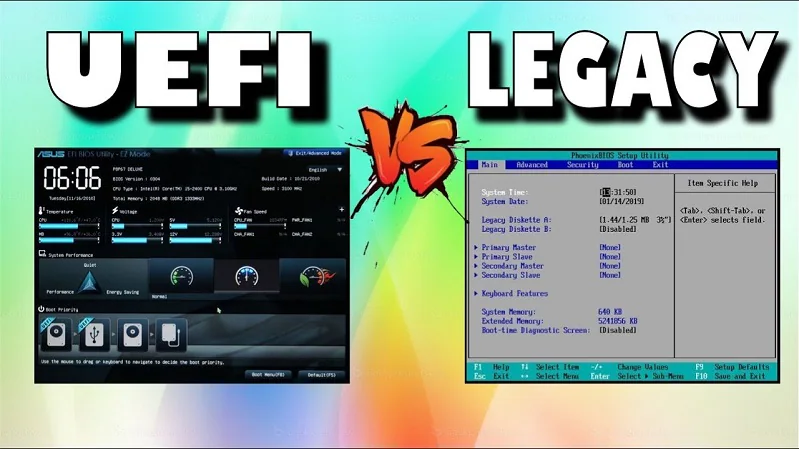 uefi vs bios legacy