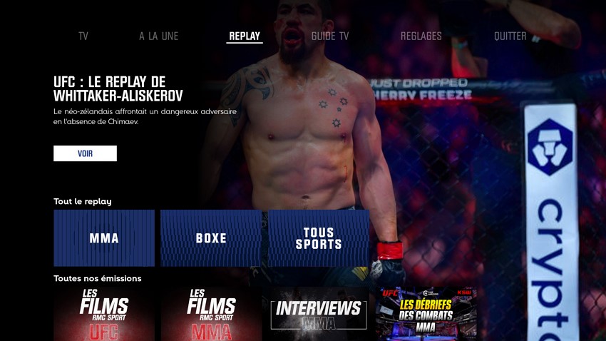 rmc sports for ufc fight