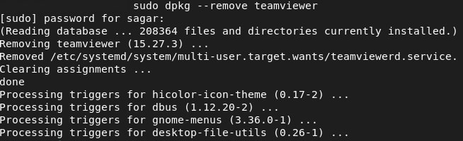 remove packages using dpkg