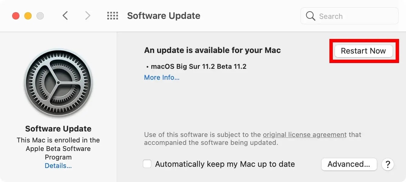 apply mac os updates