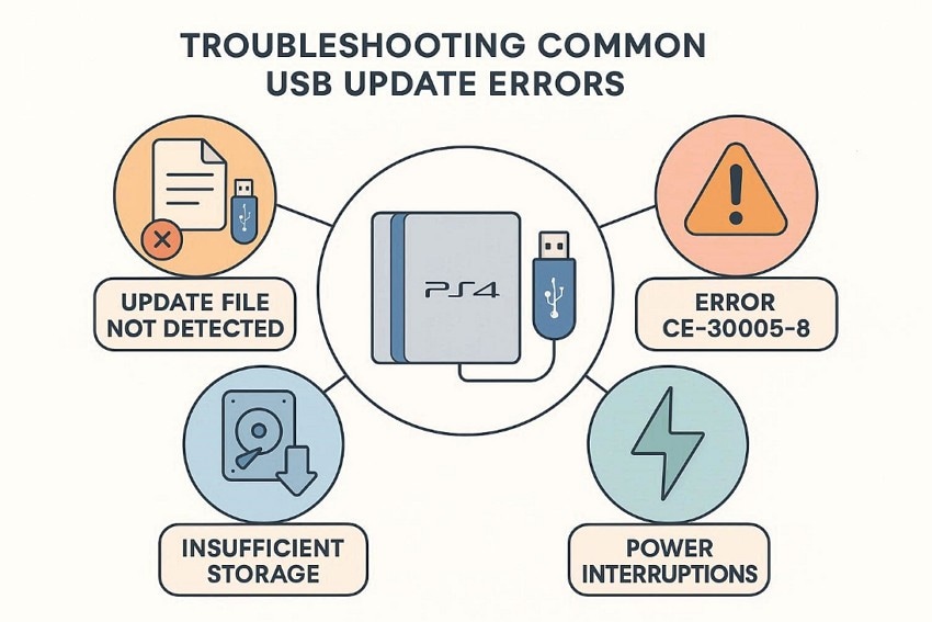 resolve common usb update errors