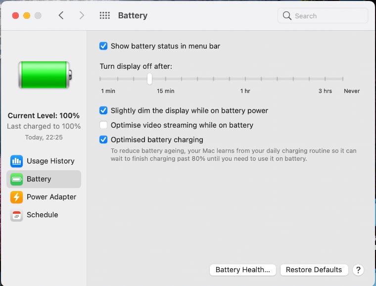 mac battery percentage 