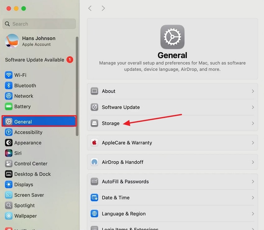 access system setting mac