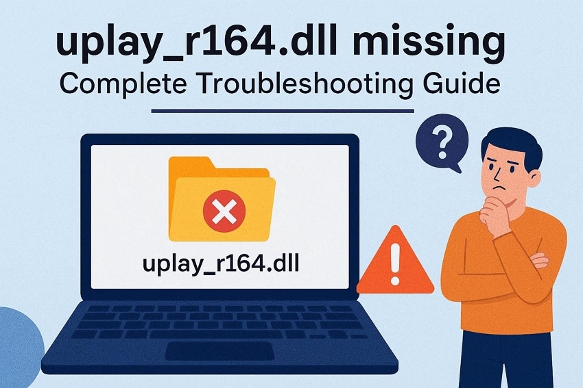guide to fix uplay_r164 dll was not found
