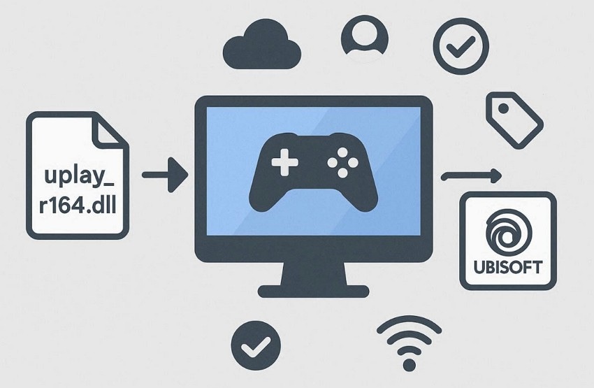 reason of uplay_r164.dll in game