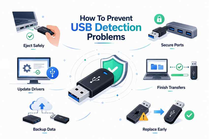 prevent common usb detection problems