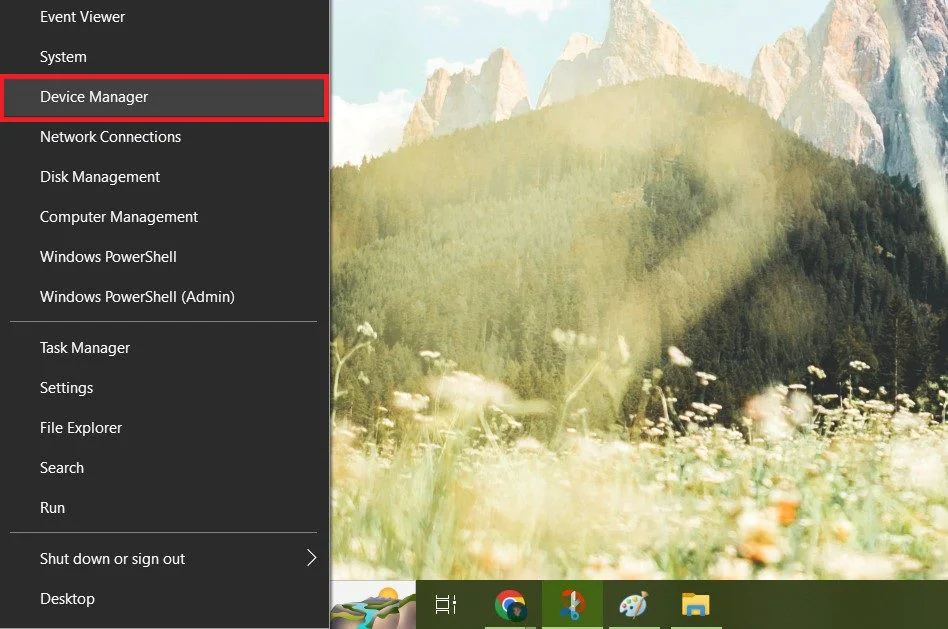 accedere a Gestione dispositivi su Windows