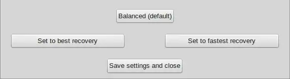 select and save the presets