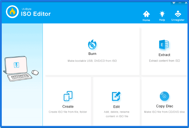 uubyte iso editor untuk membuat usb yang dapat di-boot dari iso