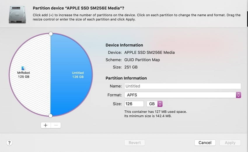 view partition information on mac 