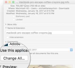 set adobe ccrobat reader as default vp6 player on mac