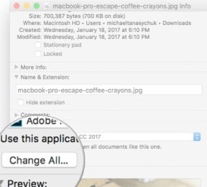 impostare adobe ccrobat reader come lettore vp6 predefinito su mac