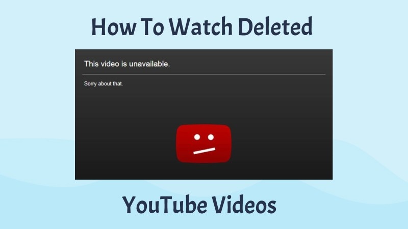 How To Watch Deleted YouTube Videos in 2024