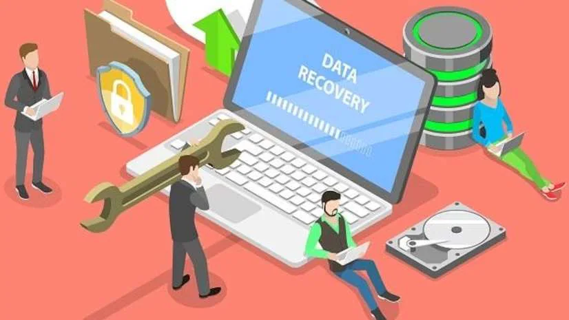 illustration of data recovery 