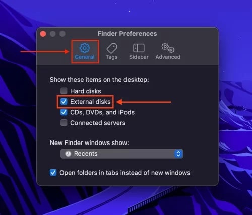 change finder preferences on mac