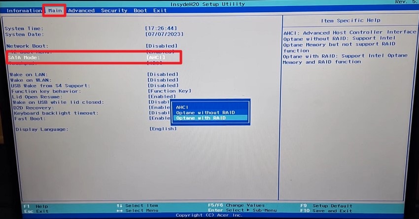 change controller mode