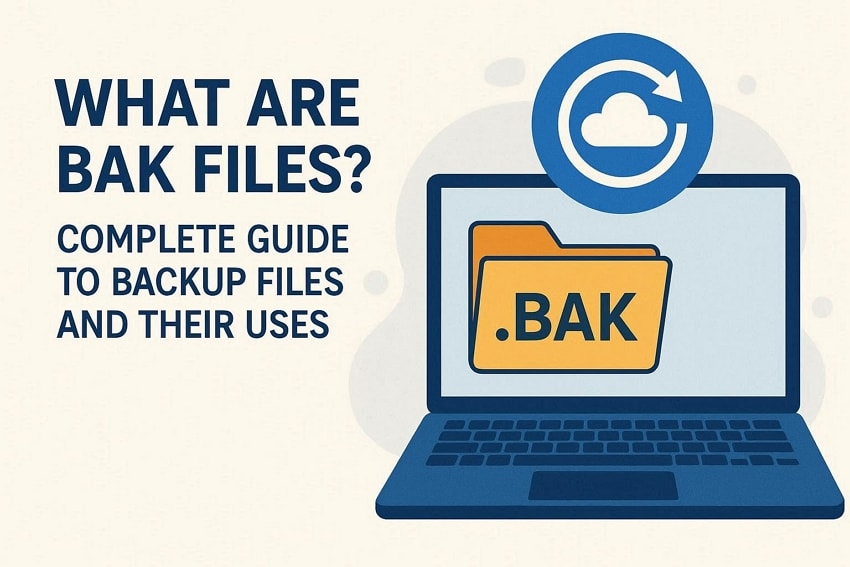 guide to fix solve bak files issues