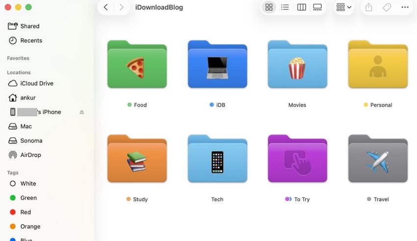mac os 26 folders icon customization