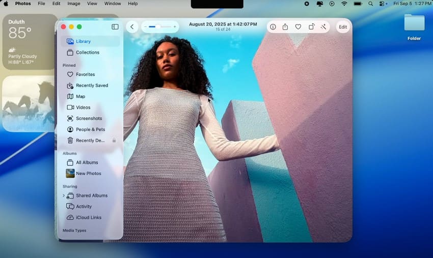 macOS 26 zoom images with hover