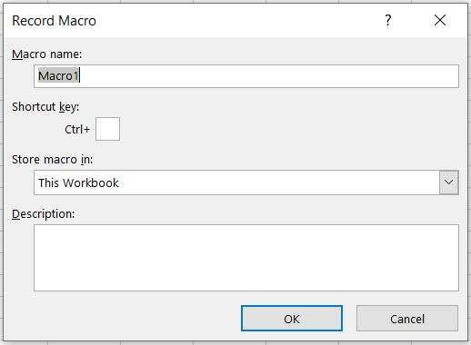 Hinzufügen von Makro-Details in Excel