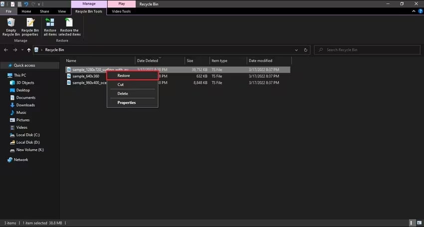 restore deleted file windows
