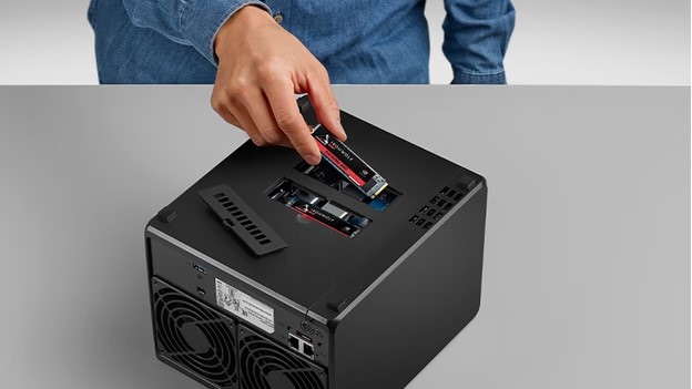 put old ssd into nas server