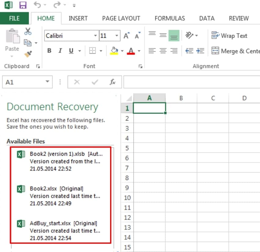 access desired files