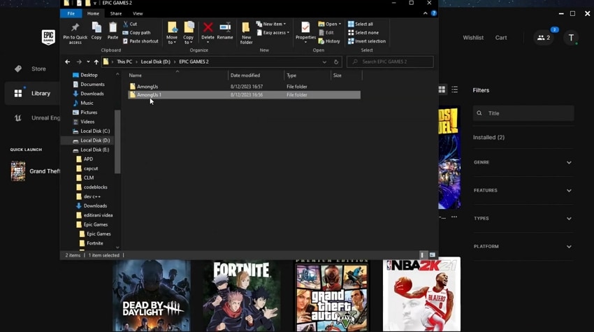 move old files new game folder