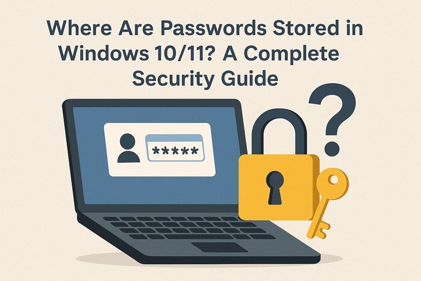 guide to where passwords are stored windows