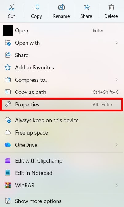 access game properties in steam